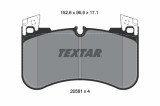 TEXTAR 2058101 Q+ set placute frana,frana disc