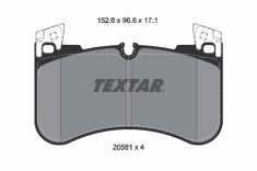 TEXTAR 2058101 Q+ set placute frana,frana disc foto