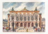 FA110 -Carte Postala- FRANTA - Pedro Vargas - Paris. Opera, necirculata 1968