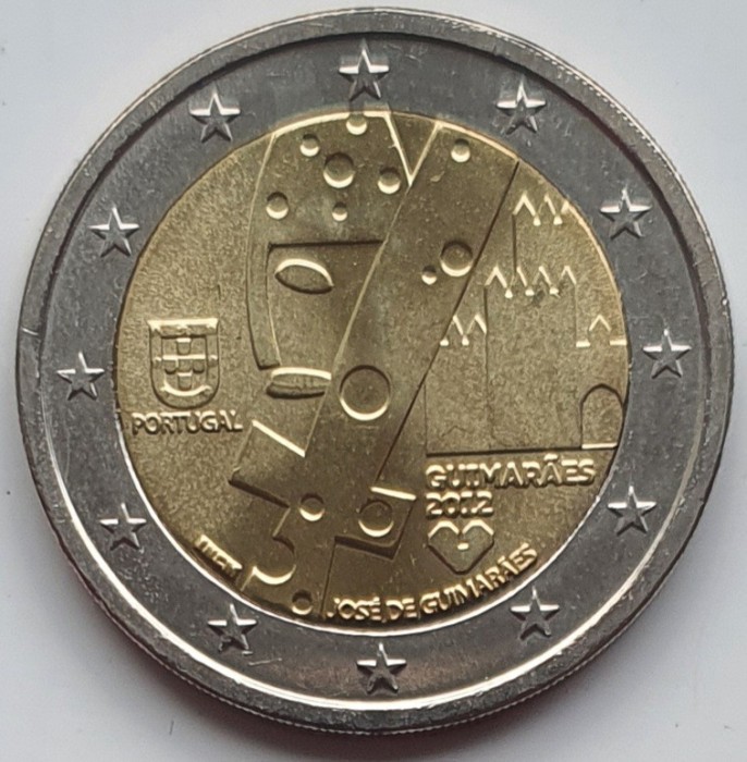 Portugalia 2 euro 2012 UNC - Guimaraes - km 813 - E001