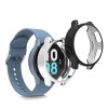 Set 2 Huse Kwmobile pentru Samsung Galaxy Watch 5 (44mm), Silicon, Negru/Argintiu, 59475.02