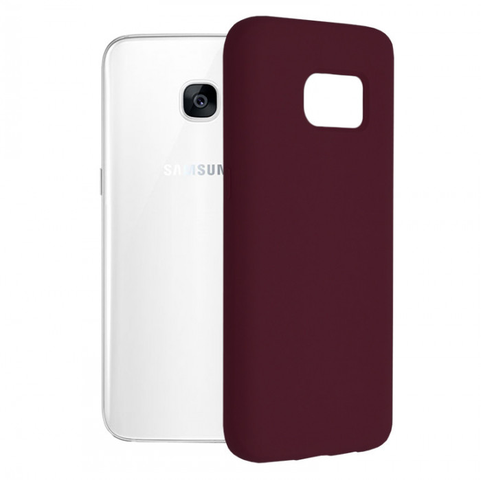 Husa Techsuit Soft Edge Silicon Samsung Galaxy S7 Edge - Plum Violet