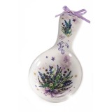 Suport lingura ceramica multicolora Lavanda cm 11,5 x 24,5 H