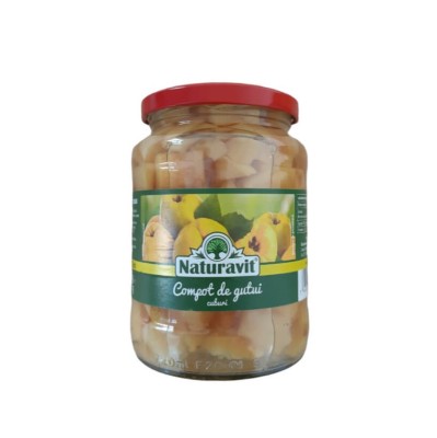 Compot de Gutui Cuburi Naturavit, 720 ml foto