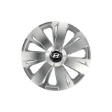 Set 4 capace roti Cu Inel Cromat Energy R14 pentru gama auto Hyundai, Autohelix MSA