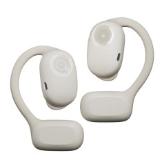 Casti wireless open-ear Blackview AirBuds 100 cu cutie de incarcare 500mAh, Bluetooth 5.3, Seashell White