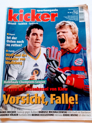 Revista Sportmagazine &amp;quot;KICKER&amp;quot; (Germania) 14/06.04.1999 foto