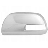 Carcasa oglinda exterioara Toyota Hilux (N70), 01.2012-, partea Dreapta, culoare sticla, cu carcasa cromata,