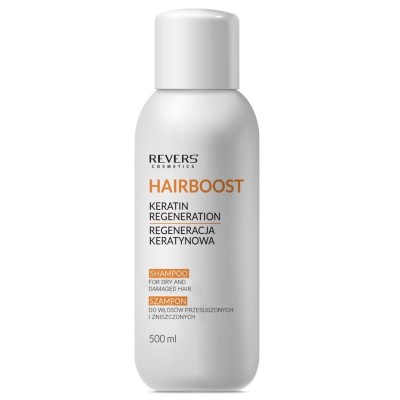 Sampon HairBoost Keratin Regeneration, pentru par uscat si deteriorat, Revers, 500ml foto