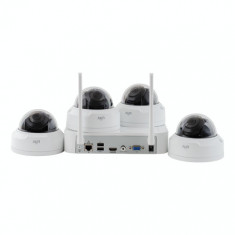 Sistem wireless de monitorizare video camere IP interior 2 MP sd card FULL HD UNV KIT-322F28W-4D foto