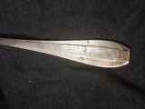 Furculita originala vintage patina originala poansoane-marcaje.furculita veche de colectie,Lingura marcata, 70 gr