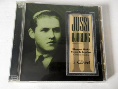 * Dublu CD: Jussi Bjorling - Verdi - Messa Da Requiem (Complete Recording) foto