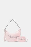Juicy Couture poșetă Kimberly culoarea roz, BIJQL8933WPO