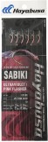 Taparine Scrumbie HAYABUSA Sabiki, Ultraviolet Pink, Nr.6, 6 Carlige, 1buc/pac