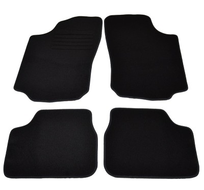 Covorase mocheta Opel Corsa C 3/5USI 10/2000-8/2006 Negru, set de 4 bucati AutoDrive ProParts foto
