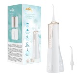 Cumpara ieftin Irigator bucal ETA AquaCare Power 2708 90000, 3 moduri de curatare, rezervor 200 ml, IPX7, alb/auriu