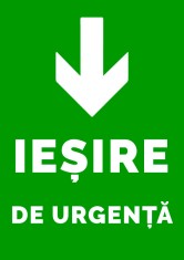Indicator de securitate iesire pentru urgenta foto