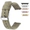 Curea material textil, compatibila Apple Watch 9|8|7|6|5|4|3|2|1 Series, 41mm|40mm|38mm, telescoape QR, Olive Green