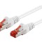 Patch Cord S/FTP Cat6 Alb 0.25m