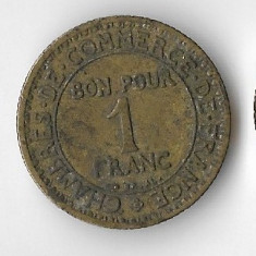 Moneda 1 franc 1922 - Franta