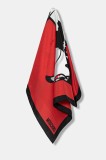 Moschino eșarfă de mătase culoarea roșu, cu imprimeu, M3287 3549