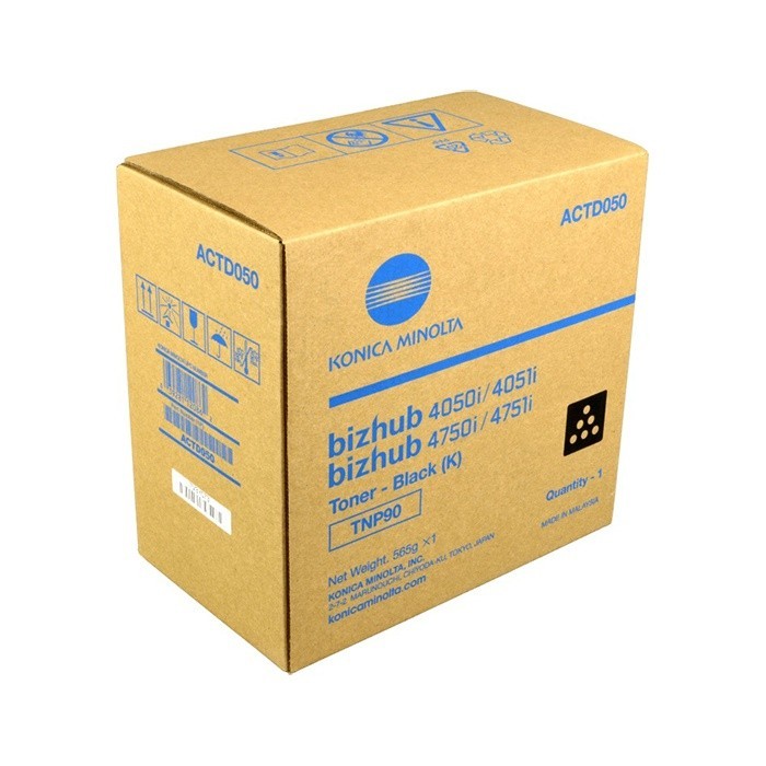 Toner Noir Original Konica Minolta TNP90 ACTD050 Pour Bizhub 4050i/4750i - Neuf