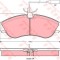 Set placute frana,frana disc PEUGEOT BOXER bus (230P) (1994 - 2002) TRW GDB1106