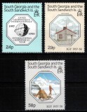 Georgia de Sud 1987, Mi #165-167**, Anul Geofizic Intl, MNH! Cota 6,50 &euro;!