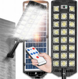 Lampă stradală solară cu senzor de mișcare și amurg 600 led 2000w