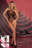 Cumpara ieftin LIV511-1 Body sexi din plasa cu dantela si decupaj inghinal