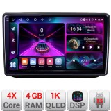 Navigatie Skoda Fabia 2 2009-2014 Android radio gps internet 4+64 InCell Display 1KGB 4-core Kit-fabia2+EDT-E210-RK