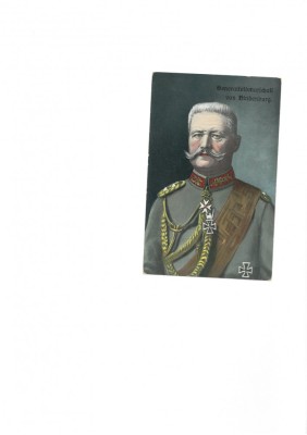 CP,Hindenburg - general - , circulata, stare buna foto
