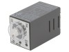 Timer IDEC GT3A-3AD24 DPDT 0.1s-180h 24V AC Montare pe soclu