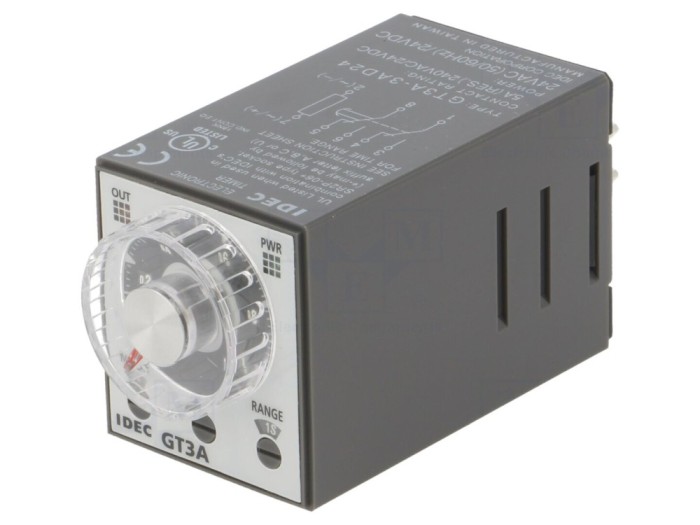 Timer DPDT 0,1s-180h 24VAC
