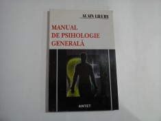 MANUAL DE PSIHOLOGIE GENERALA - ALAIN LIEURY