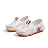 Mocasini albi baietei - Pirates (Marime Disponibila: Marimea 28)