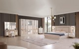 DORMITOR COMPLET KLARA 160x200cm (saltea si somiera gratuite)