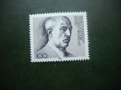 HOPCT MNH NR 390 C SINDICATUL WILHERL LEUSCHNER 1990 GERMANIA -1 VAL foto