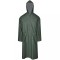 Pelerină de ploaie impermeabilă lungă cu glugă, XL, verde