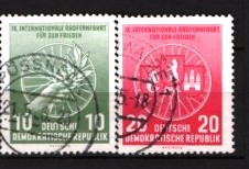 GERMANIA (DDR) 1956 &amp;ndash; CICLISM. SERIE STAMPILATA, F142 foto