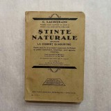 C. Lacriteanu - Stiinte naturale - Aplicate in comert si industrie - 1927 - Ed. I