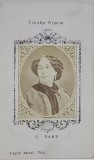 GEORGE SAND , FIGARO ALBUM , D &#039;APRES BERTALL PHOT. , FOTOGRAFIE TIP C.D.V. , 1870