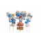 Set 7 Toppere model Strumfi 5-10 cm Decor Petrecere