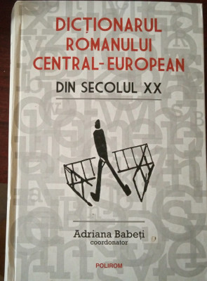 Dicționarul romanului Central-European sec. XX (coord. Adriana Babeti, 2022) foto