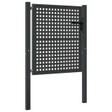 Cumpara ieftin Poarta de gradina antracit 100x100 cm otel