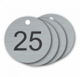 Eticheta din aluminiu cu numar