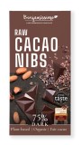 Ciocolata neagra 75% cu cacao nibs bio 60g Benjamissimo
