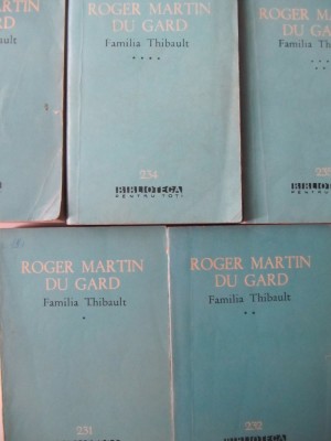 Familia Thibault (5 vol.) - complet - Roger Martin du Gard foto