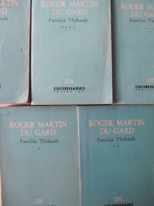 Familia Thibault (5 vol.) - complet - Roger Martin du Gard
