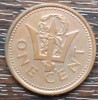 (M1998) MONEDA BARBADOS - 1 CENT 2002, EXOTICA, America de Nord